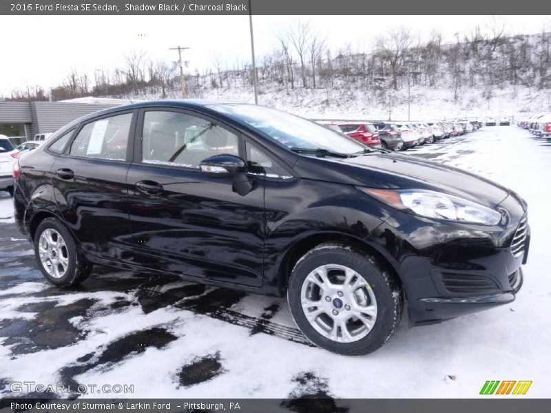 Shadow Black / Charcoal Black 2016 Ford Fiesta SE Sedan