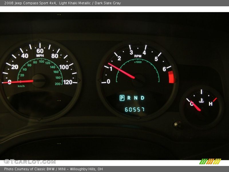  2008 Compass Sport 4x4 Sport 4x4 Gauges