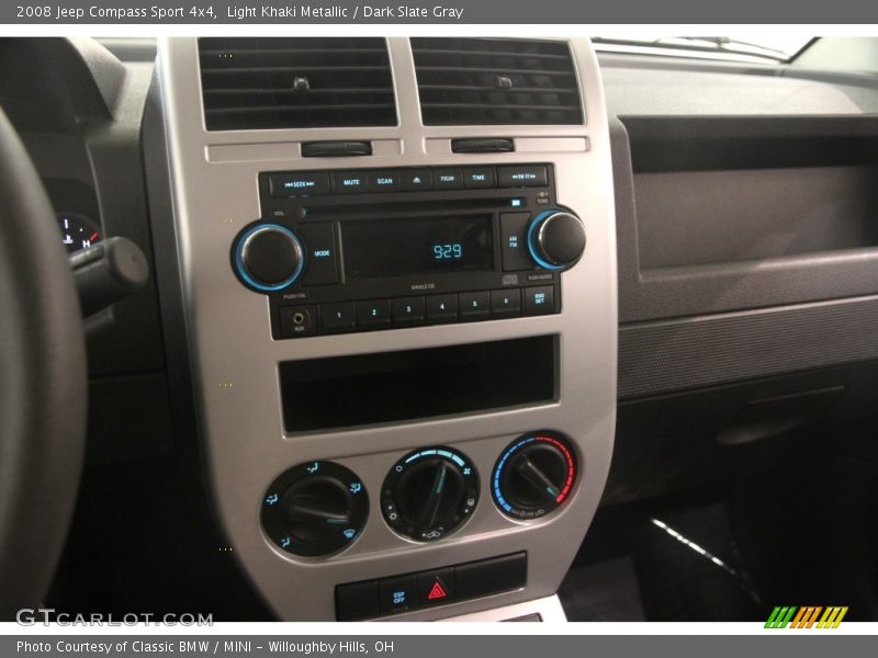 Controls of 2008 Compass Sport 4x4
