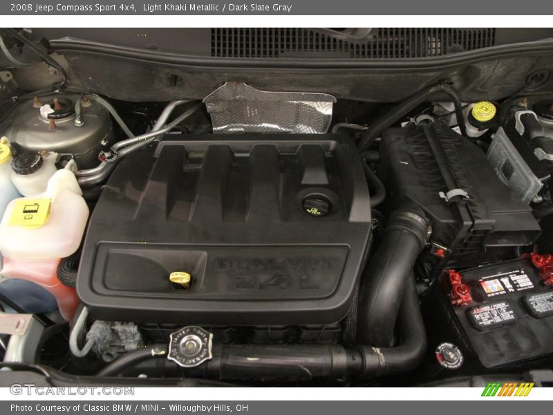 Light Khaki Metallic / Dark Slate Gray 2008 Jeep Compass Sport 4x4