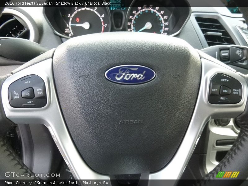 Shadow Black / Charcoal Black 2016 Ford Fiesta SE Sedan