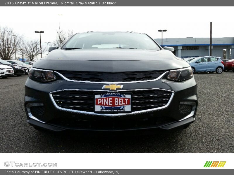 Nightfall Gray Metallic / Jet Black 2016 Chevrolet Malibu Premier