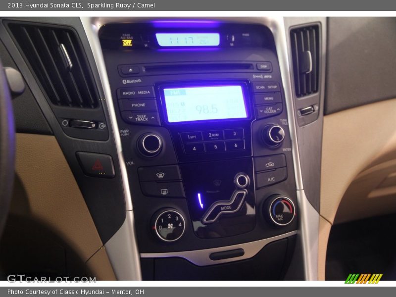 Sparkling Ruby / Camel 2013 Hyundai Sonata GLS