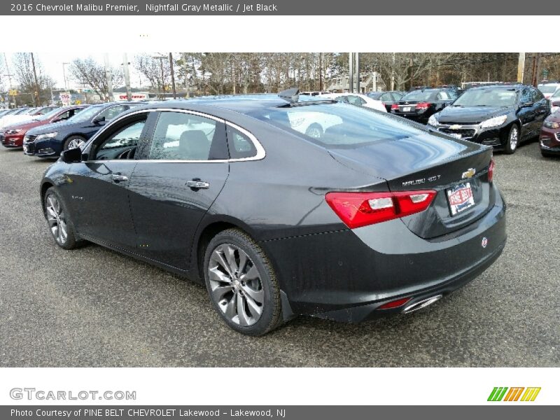 Nightfall Gray Metallic / Jet Black 2016 Chevrolet Malibu Premier