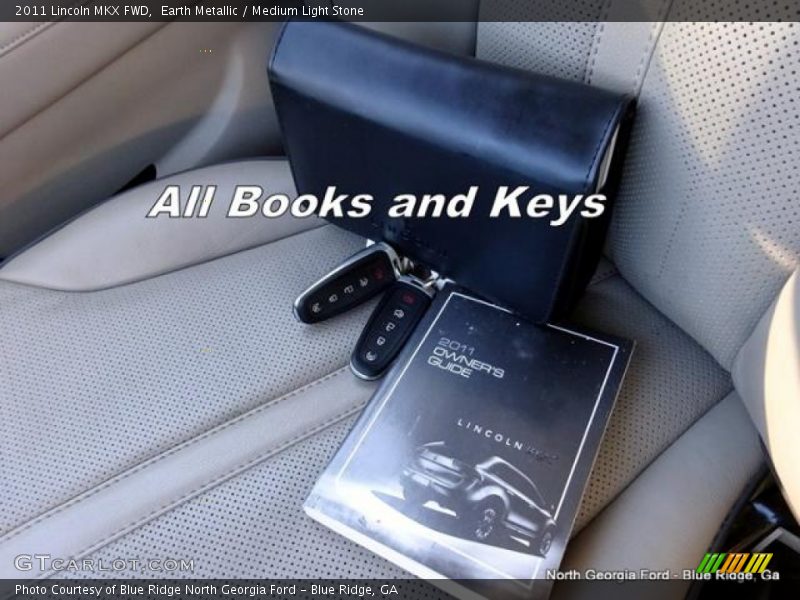 Earth Metallic / Medium Light Stone 2011 Lincoln MKX FWD