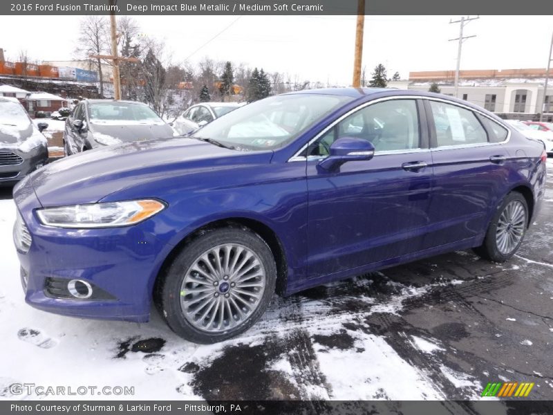 Front 3/4 View of 2016 Fusion Titanium