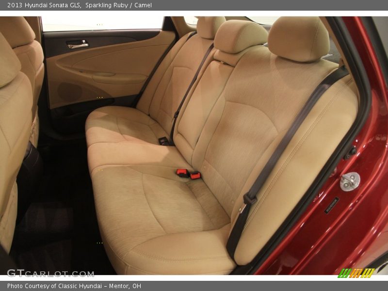 Sparkling Ruby / Camel 2013 Hyundai Sonata GLS