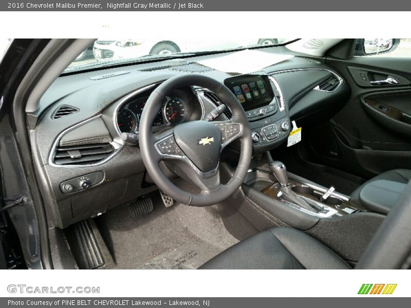Jet Black Interior - 2016 Malibu Premier 
