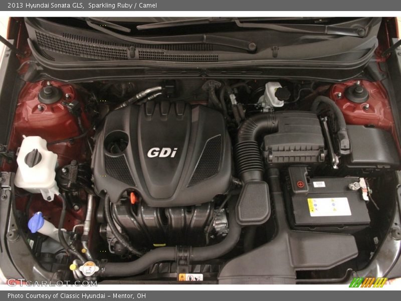 Sparkling Ruby / Camel 2013 Hyundai Sonata GLS