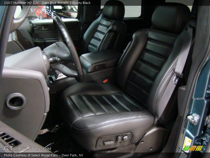 Slate Blue Metallic / Ebony Black 2007 Hummer H2 SUV
