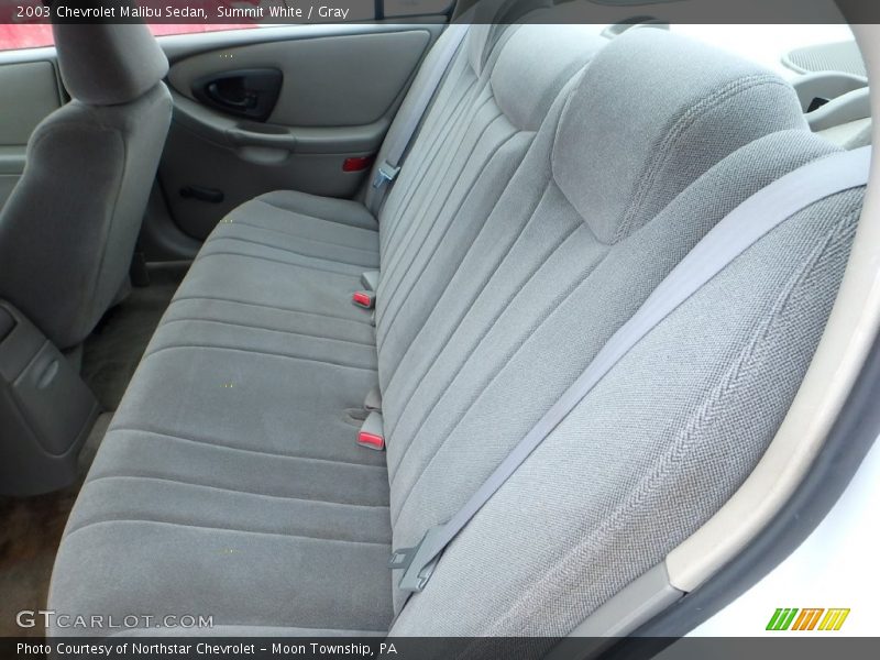 Summit White / Gray 2003 Chevrolet Malibu Sedan