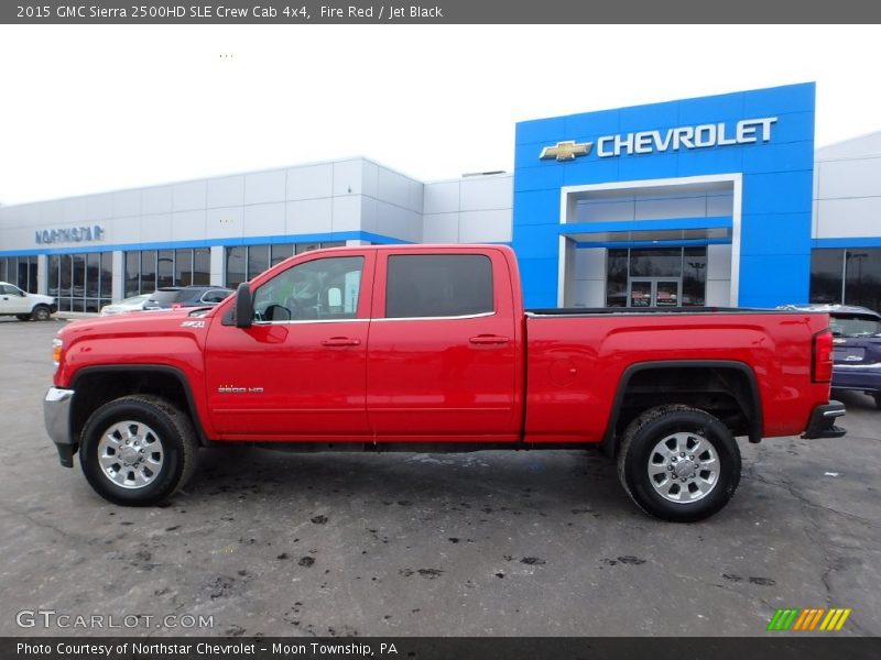 Fire Red / Jet Black 2015 GMC Sierra 2500HD SLE Crew Cab 4x4