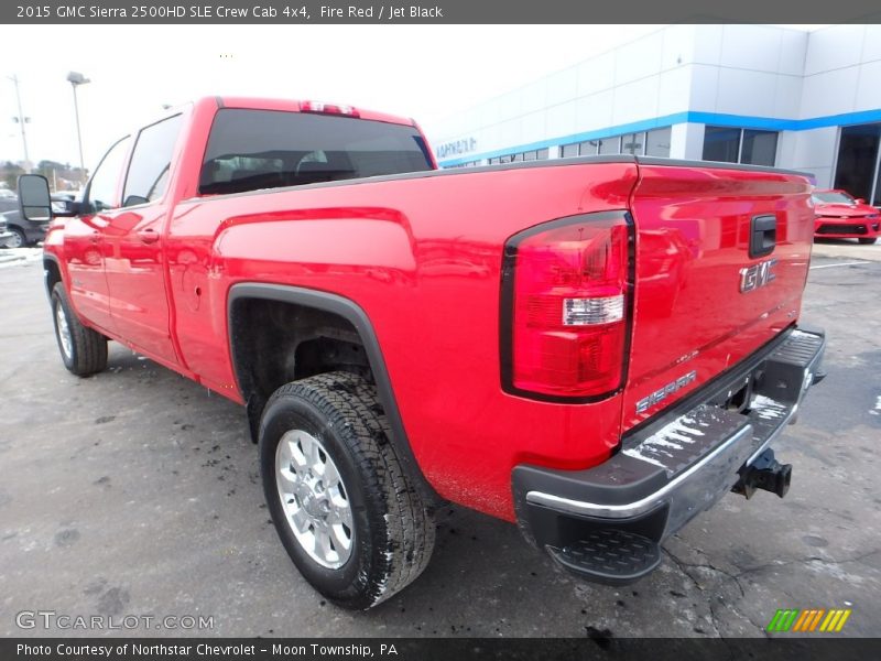 Fire Red / Jet Black 2015 GMC Sierra 2500HD SLE Crew Cab 4x4