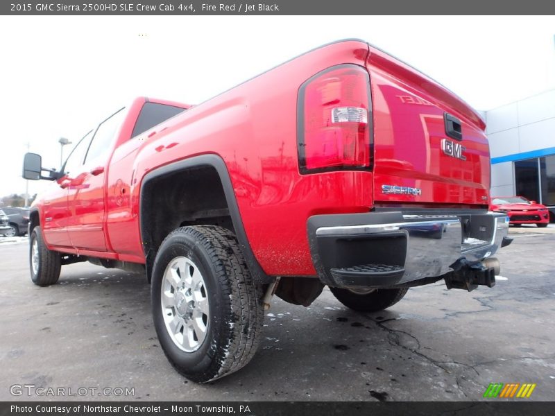 Fire Red / Jet Black 2015 GMC Sierra 2500HD SLE Crew Cab 4x4