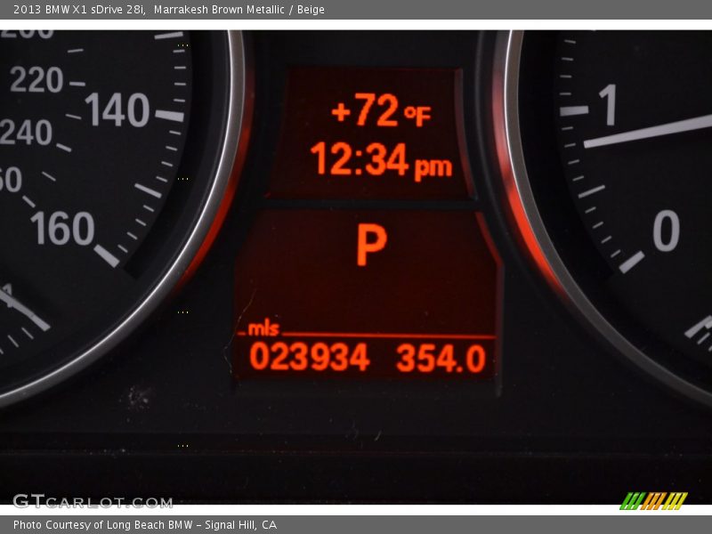 Marrakesh Brown Metallic / Beige 2013 BMW X1 sDrive 28i