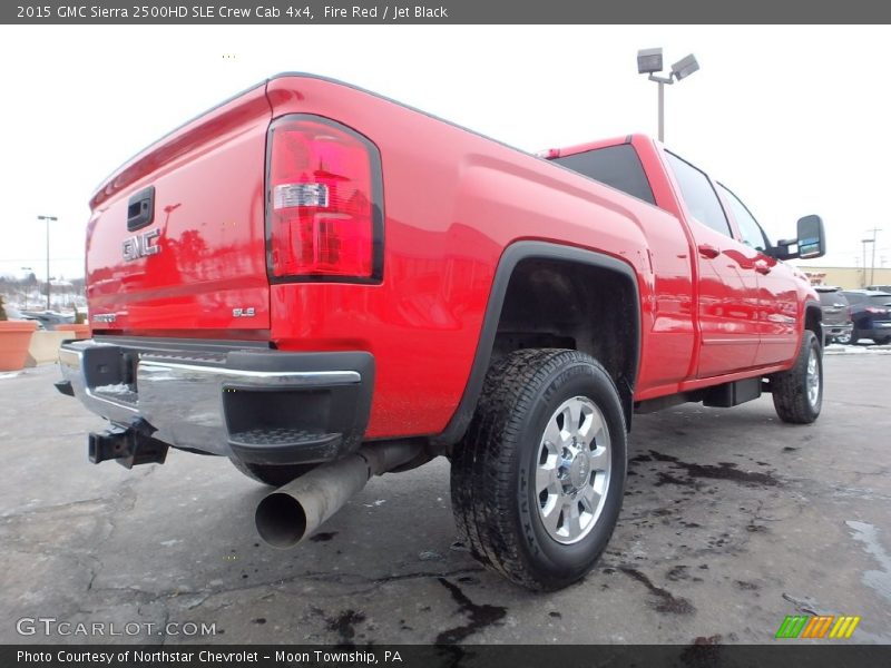 Fire Red / Jet Black 2015 GMC Sierra 2500HD SLE Crew Cab 4x4