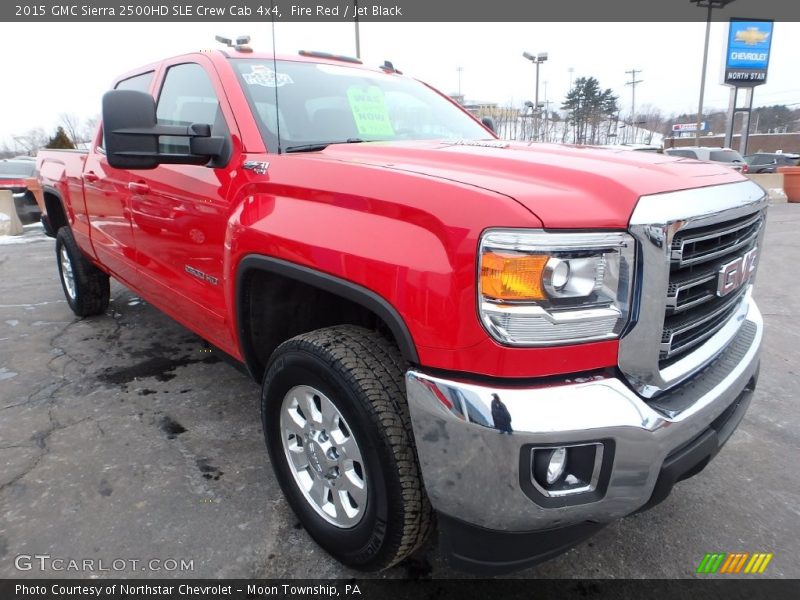Fire Red / Jet Black 2015 GMC Sierra 2500HD SLE Crew Cab 4x4