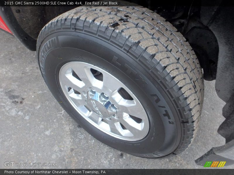 Fire Red / Jet Black 2015 GMC Sierra 2500HD SLE Crew Cab 4x4