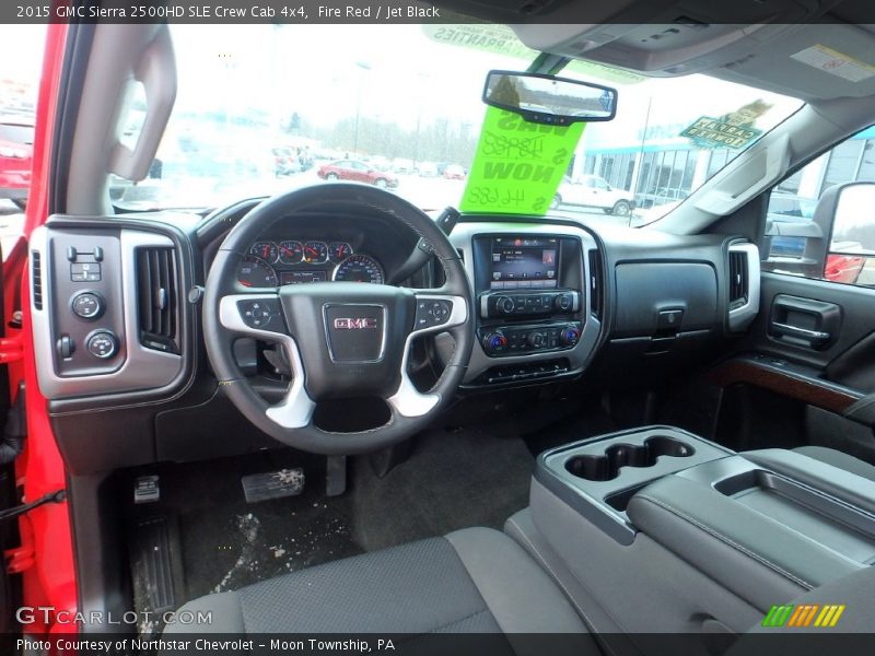 Fire Red / Jet Black 2015 GMC Sierra 2500HD SLE Crew Cab 4x4