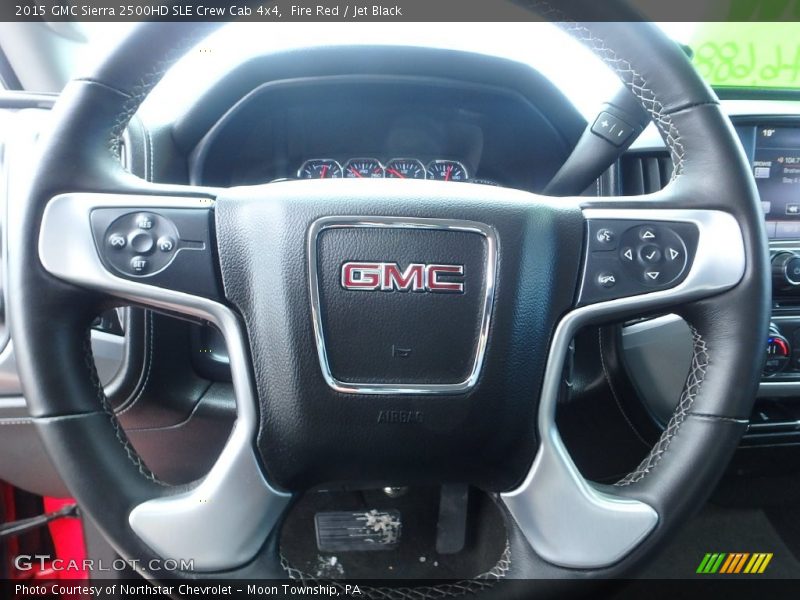 Fire Red / Jet Black 2015 GMC Sierra 2500HD SLE Crew Cab 4x4