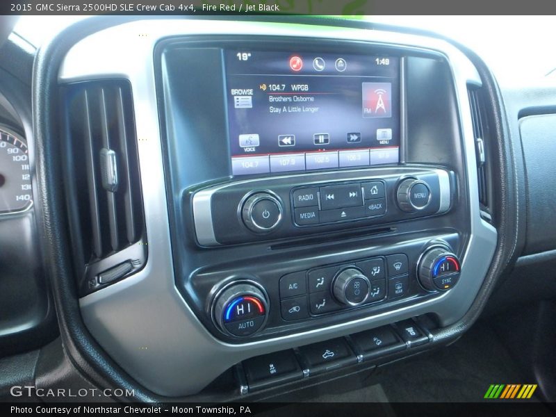 Fire Red / Jet Black 2015 GMC Sierra 2500HD SLE Crew Cab 4x4