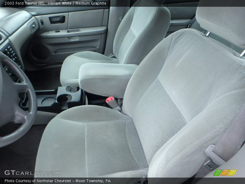 Vibrant White / Medium Graphite 2003 Ford Taurus SES