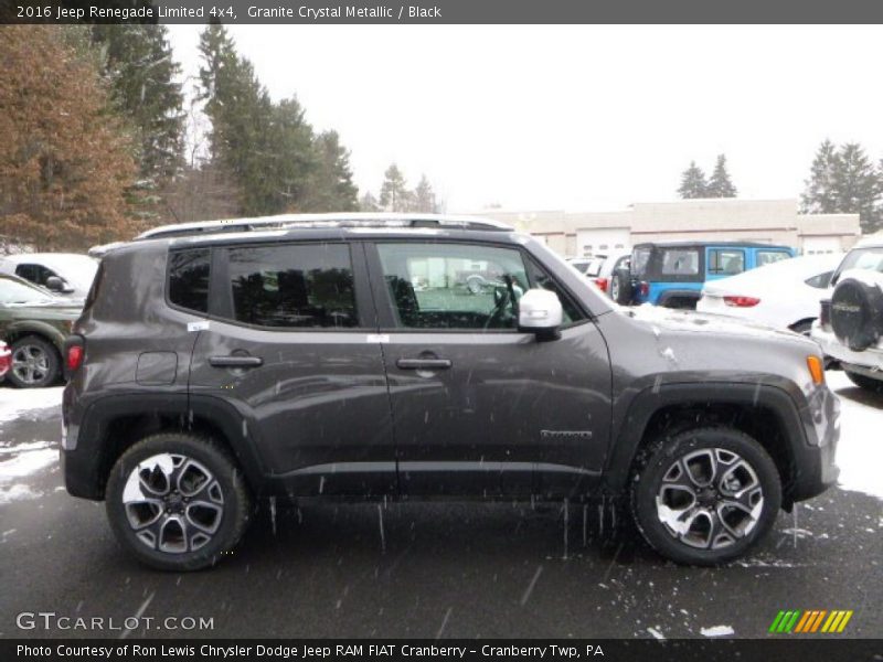 Granite Crystal Metallic / Black 2016 Jeep Renegade Limited 4x4