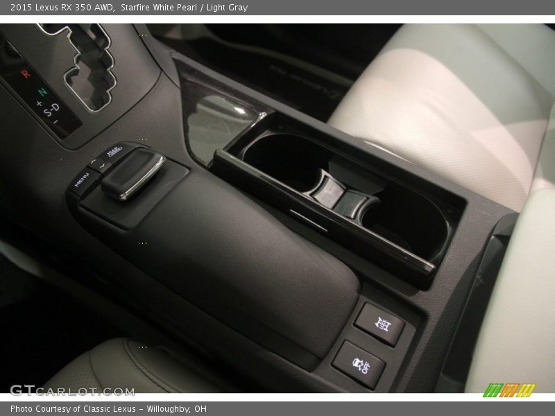 Starfire White Pearl / Light Gray 2015 Lexus RX 350 AWD
