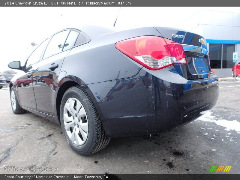 Blue Ray Metallic / Jet Black/Medium Titanium 2014 Chevrolet Cruze LS