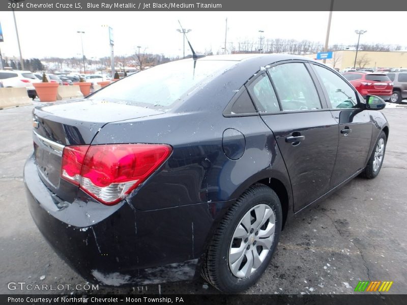 Blue Ray Metallic / Jet Black/Medium Titanium 2014 Chevrolet Cruze LS