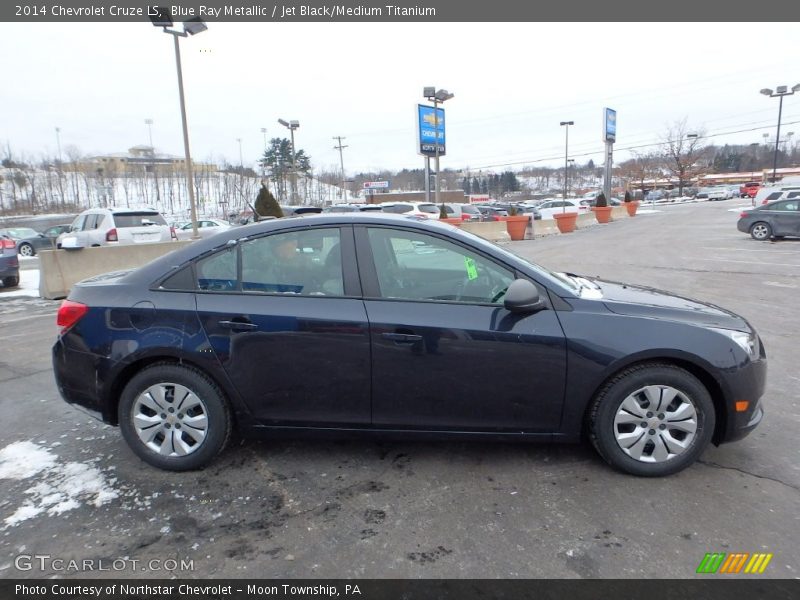 Blue Ray Metallic / Jet Black/Medium Titanium 2014 Chevrolet Cruze LS