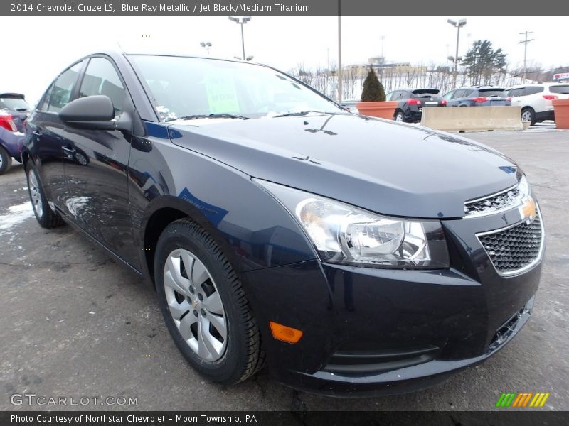 Blue Ray Metallic / Jet Black/Medium Titanium 2014 Chevrolet Cruze LS