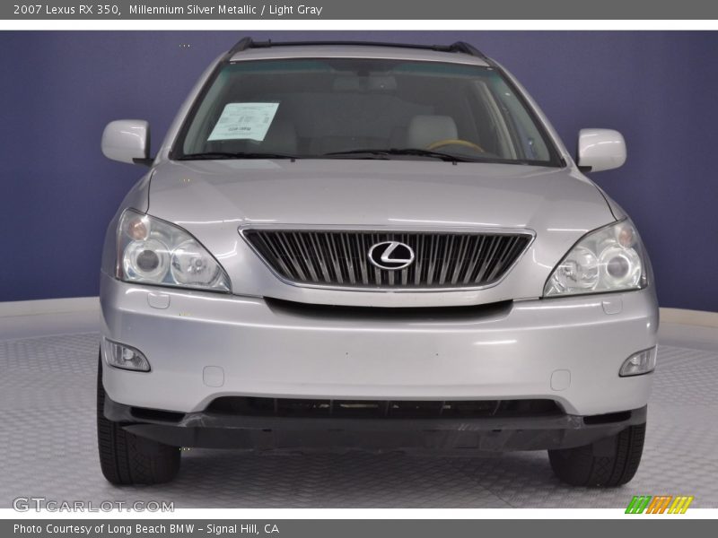 Millennium Silver Metallic / Light Gray 2007 Lexus RX 350
