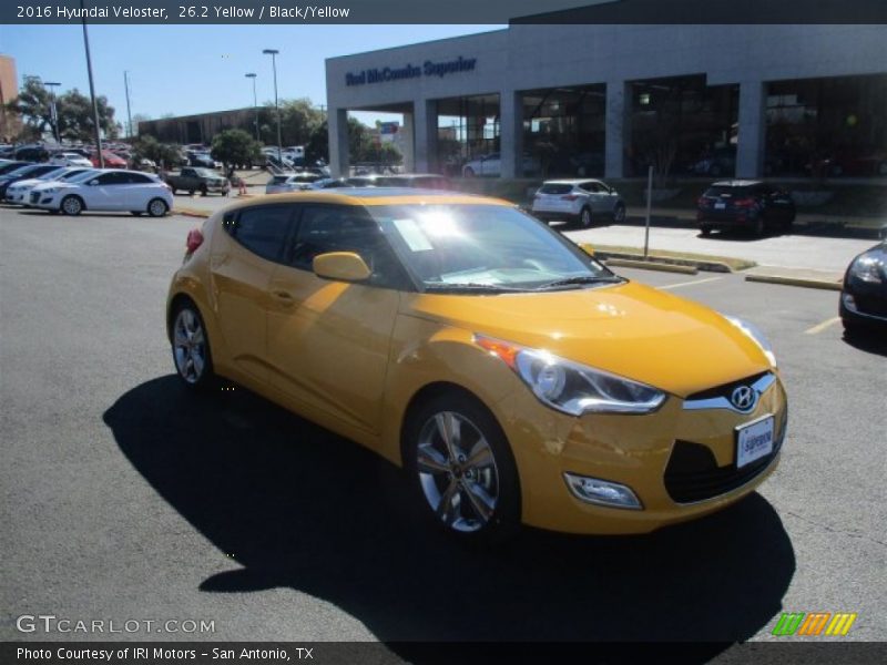 26.2 Yellow / Black/Yellow 2016 Hyundai Veloster