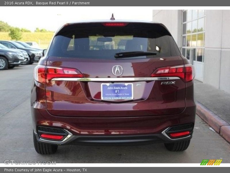 Basque Red Pearl II / Parchment 2016 Acura RDX