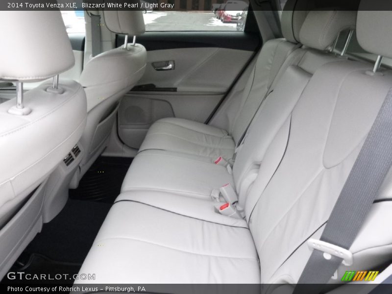 Blizzard White Pearl / Light Gray 2014 Toyota Venza XLE