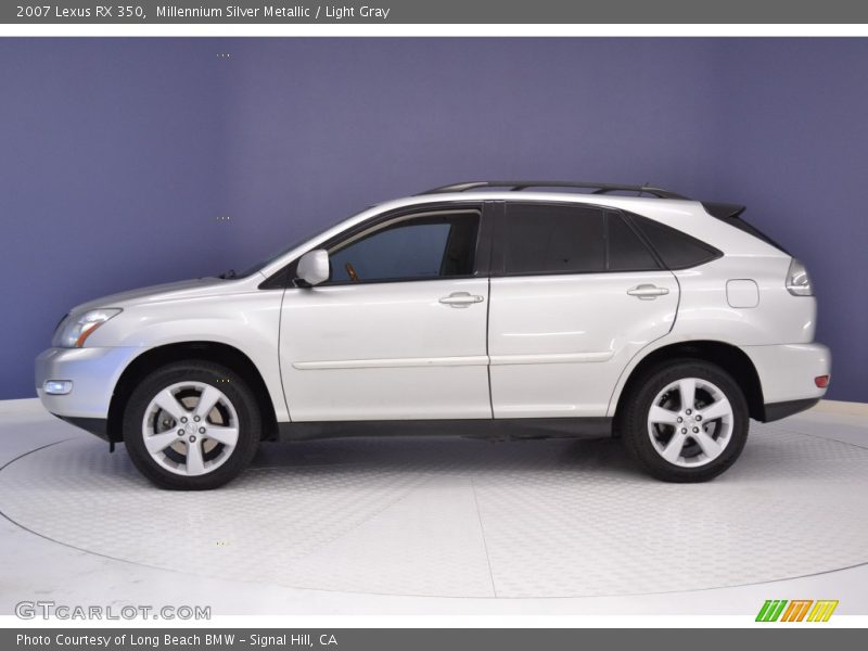 Millennium Silver Metallic / Light Gray 2007 Lexus RX 350