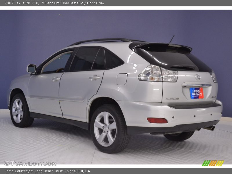 Millennium Silver Metallic / Light Gray 2007 Lexus RX 350