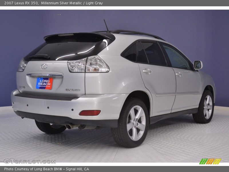 Millennium Silver Metallic / Light Gray 2007 Lexus RX 350