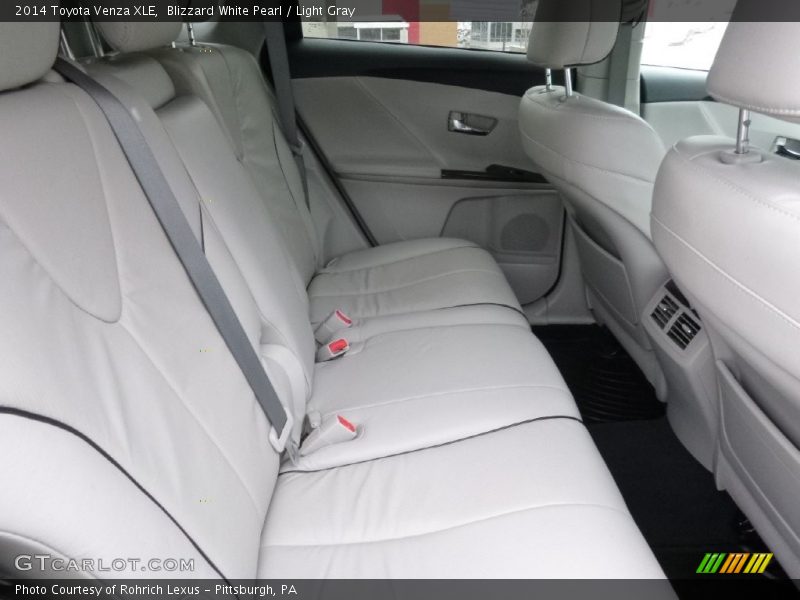 Blizzard White Pearl / Light Gray 2014 Toyota Venza XLE