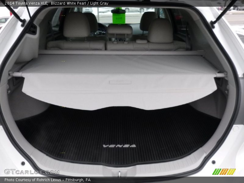 Blizzard White Pearl / Light Gray 2014 Toyota Venza XLE