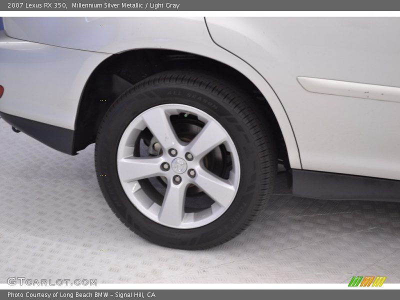 Millennium Silver Metallic / Light Gray 2007 Lexus RX 350