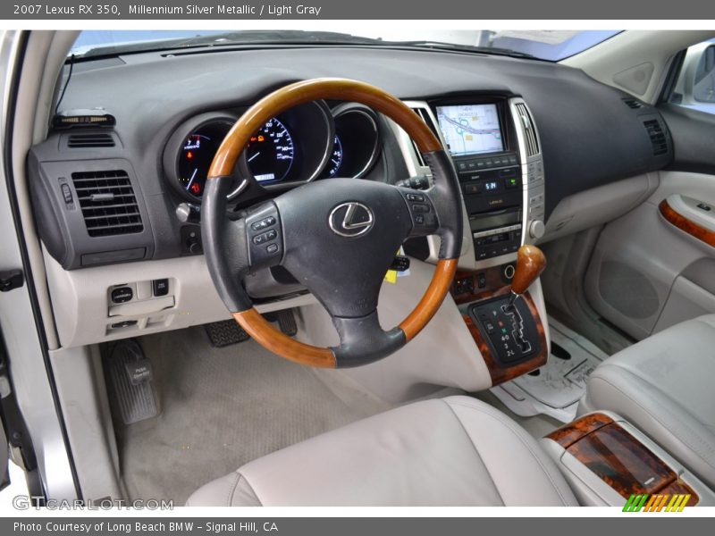 Millennium Silver Metallic / Light Gray 2007 Lexus RX 350