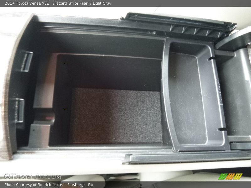 Blizzard White Pearl / Light Gray 2014 Toyota Venza XLE