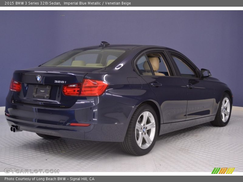 Imperial Blue Metallic / Venetian Beige 2015 BMW 3 Series 328i Sedan