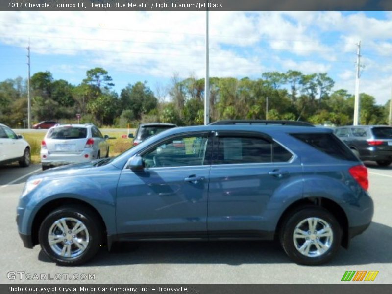 Twilight Blue Metallic / Light Titanium/Jet Black 2012 Chevrolet Equinox LT