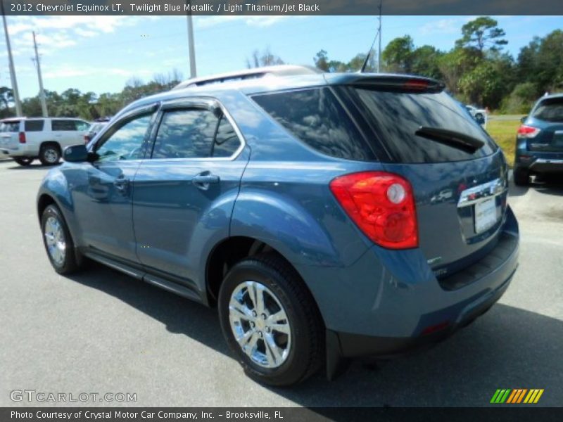 Twilight Blue Metallic / Light Titanium/Jet Black 2012 Chevrolet Equinox LT