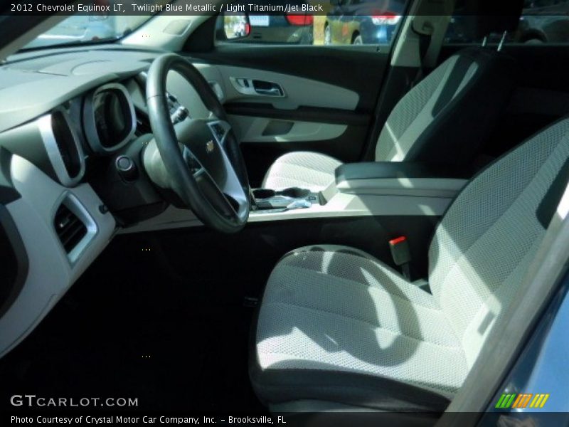 Twilight Blue Metallic / Light Titanium/Jet Black 2012 Chevrolet Equinox LT