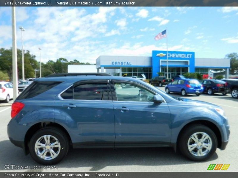 Twilight Blue Metallic / Light Titanium/Jet Black 2012 Chevrolet Equinox LT