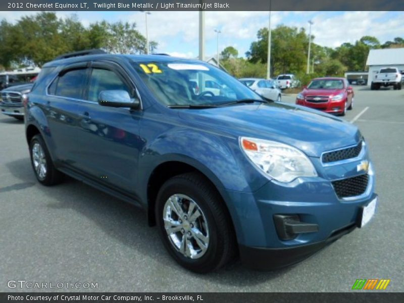 Twilight Blue Metallic / Light Titanium/Jet Black 2012 Chevrolet Equinox LT